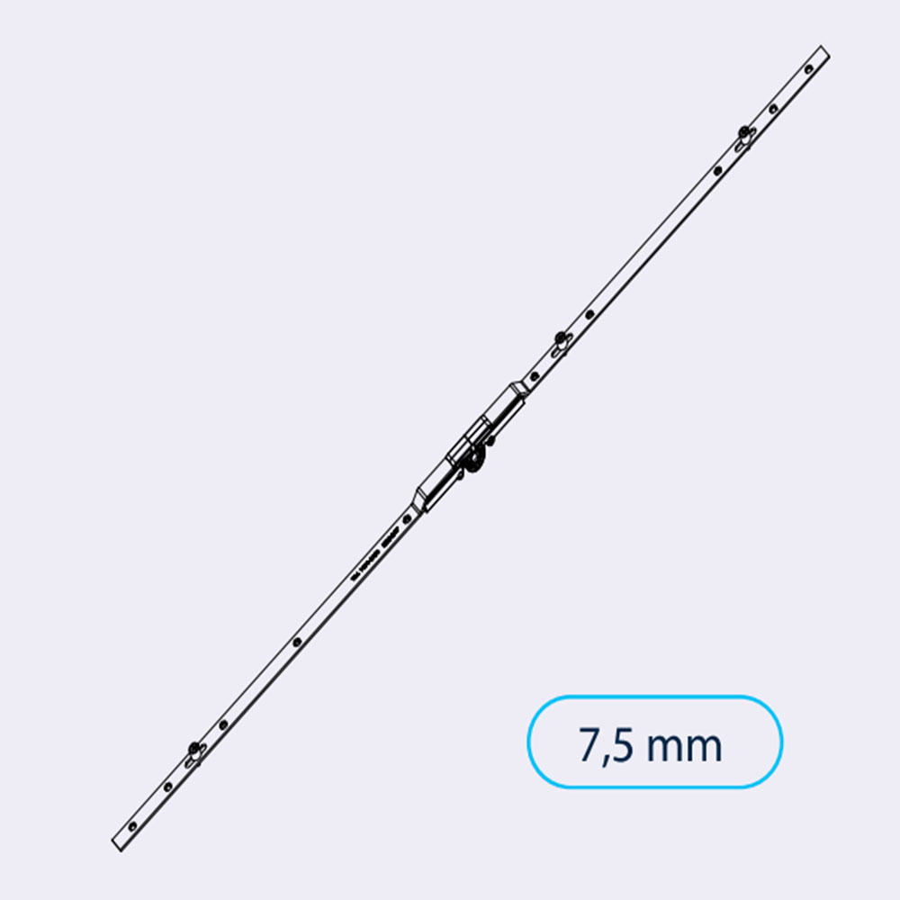 PENCERE İSPANYOLET 120CM TEK AÇILIM RAMPALI