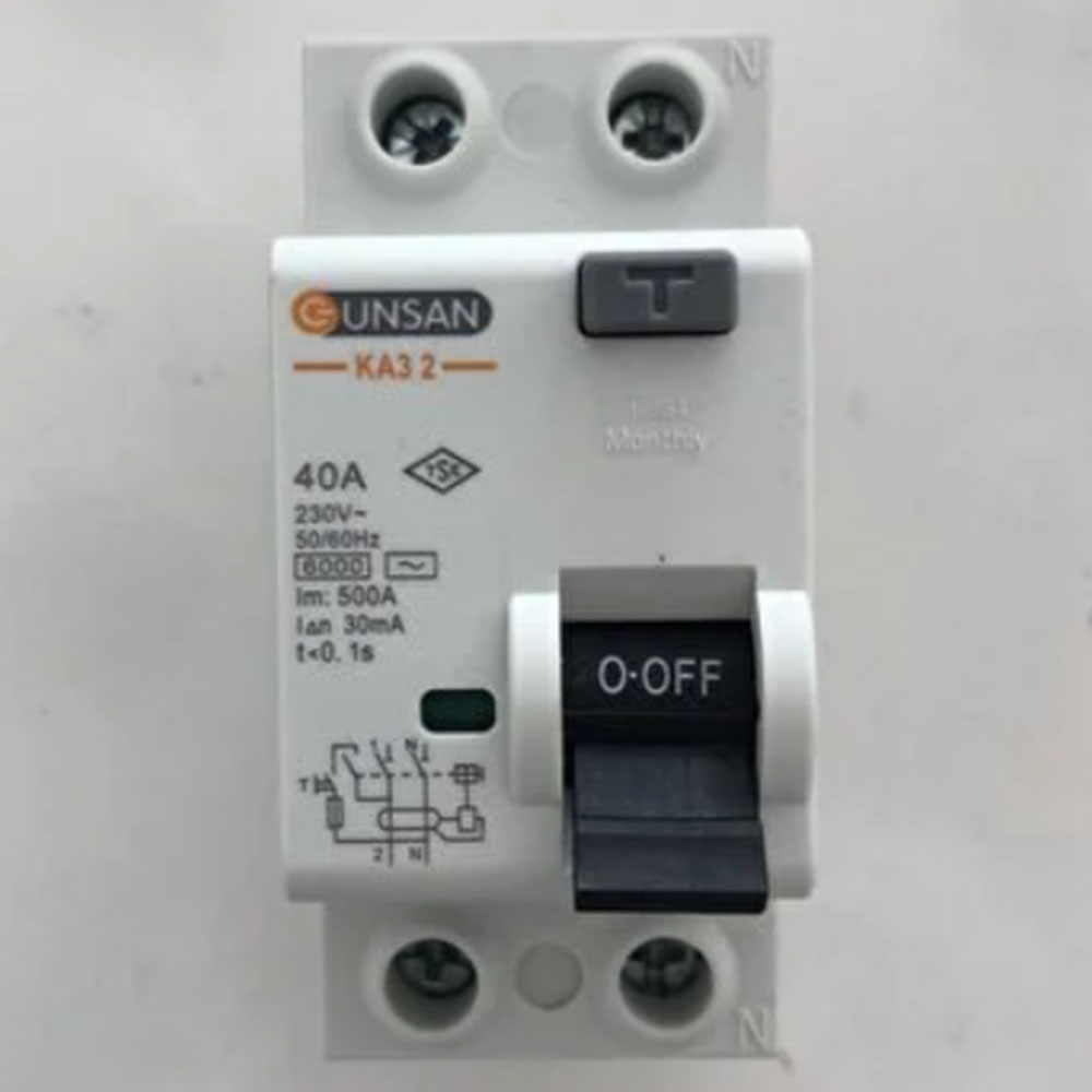 GÜNSAN KAÇAK AKIM ROLESİ 2X40A 30mA