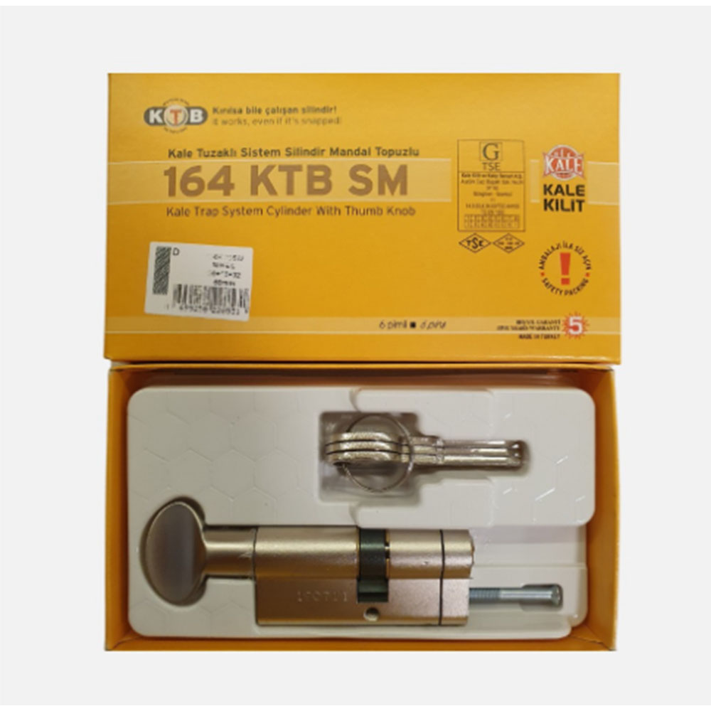 KALE 164 SM MAMDALLI (TOPUZ) BİLYALI BAREL NİKEL 68MM