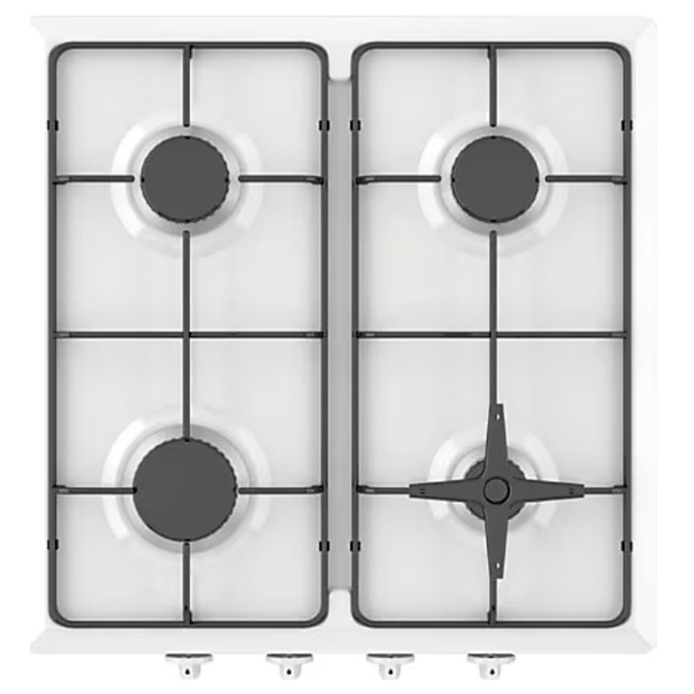 ÇETİNTAŞ 404 T KLASİK SET ÜSTÜ (GAZ EMNİYETLİ ÇAKMAKLI) 4'LÜ DOĞALGAZ OCAK BEYAZ