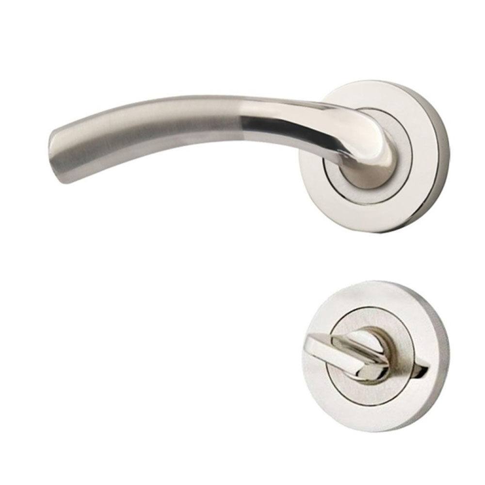 MARMARİS ÇELİK KAPI KOLU LÜX SAĞ ROZETLİ ALÜMİNYUM