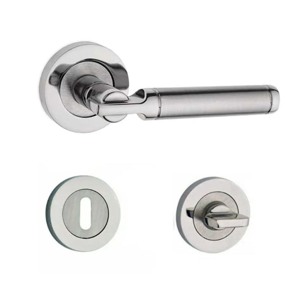 NURCAN ÇELİK KAPI KOLU LÜX SOL ROZETLİ ALÜMİNYUM